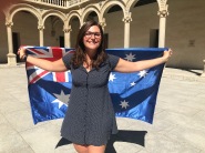 Me with my Aussie Flag